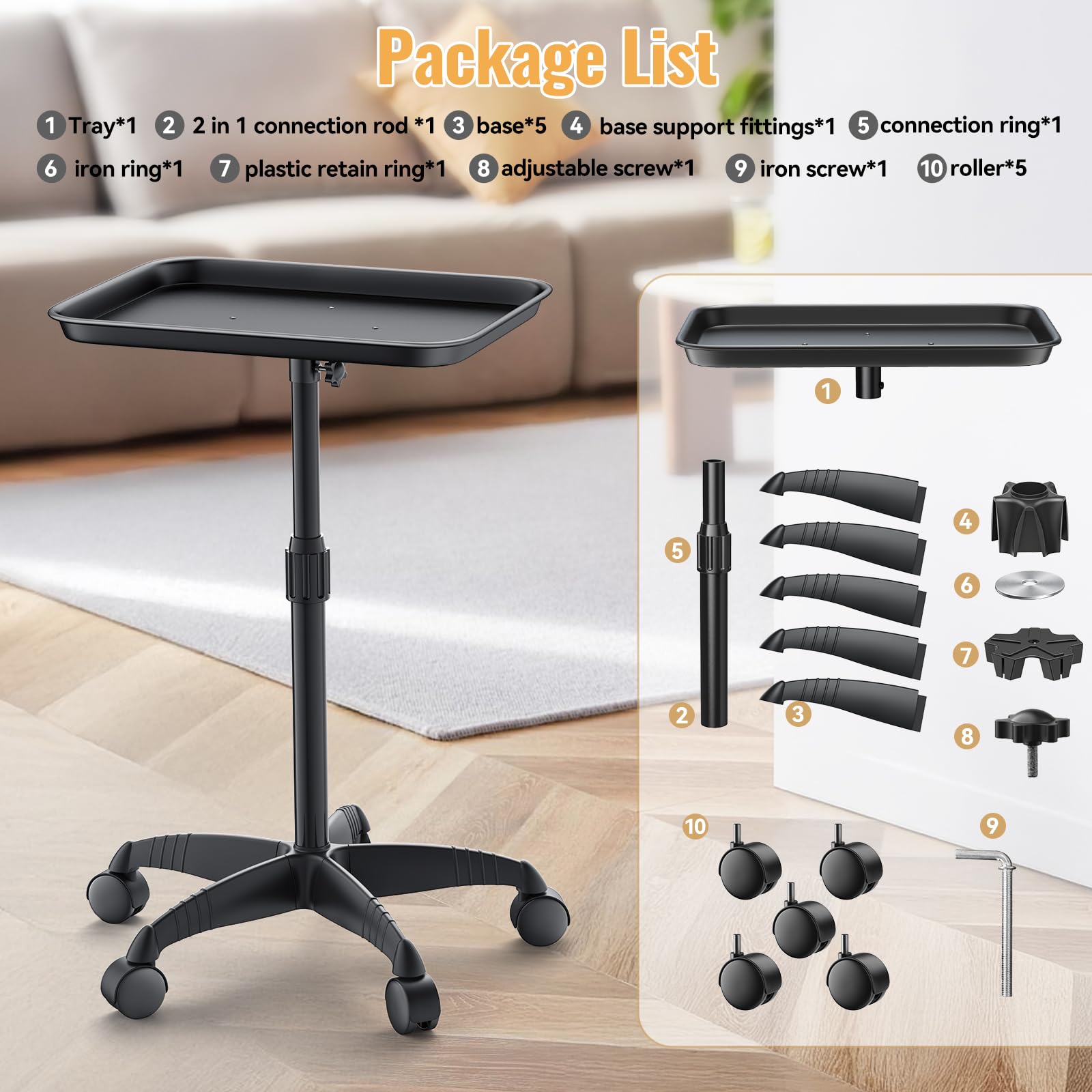 VERYTOP-professional-aluminum-finish-tray maintains a premium look.