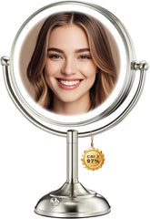 VESAUR 2026 upgraded 20x magnifying mirror reveals fine details for precise makeup