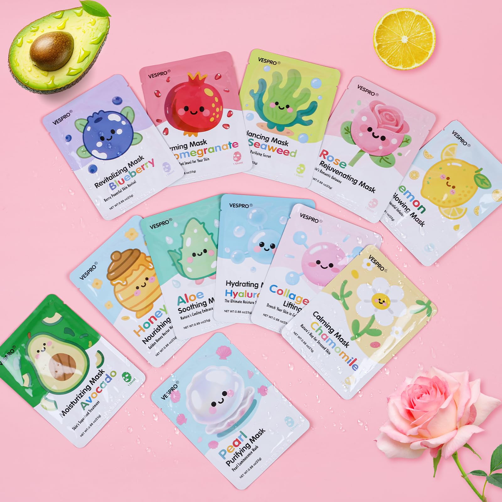VESPRO avocado mask for nourishing moisture and healthier-looking skin.