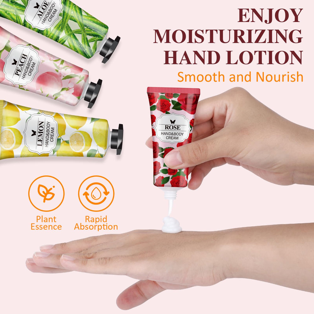 VESPRO crema de manos 56 pack durazno, fragancia agradable y nutrición duradera.
