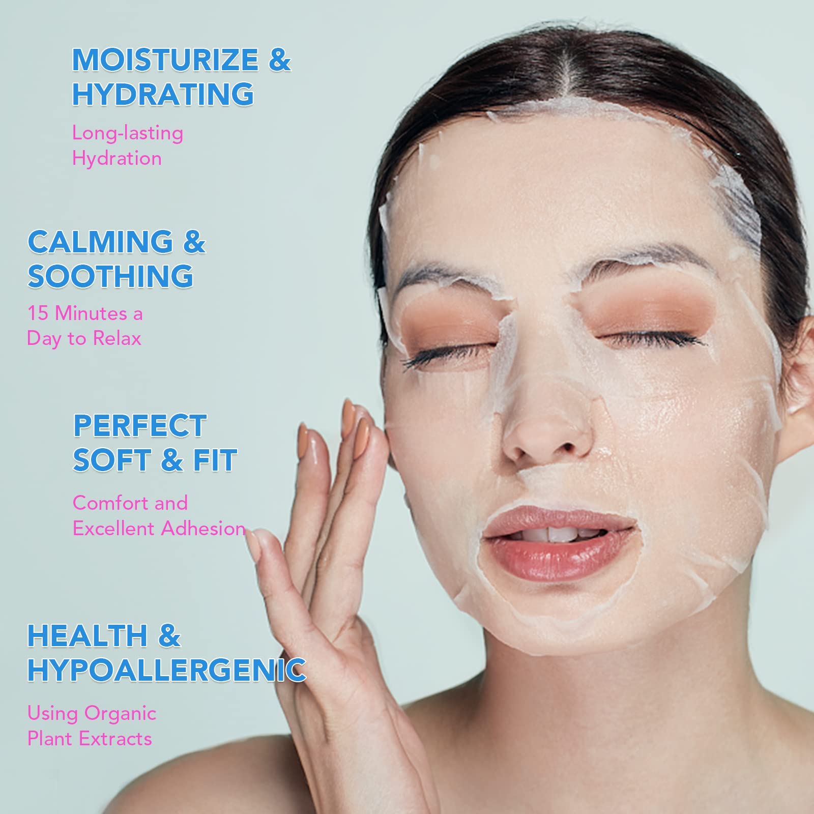 Antes y después: piel revitalizada tras usar mascarillas Vespro.