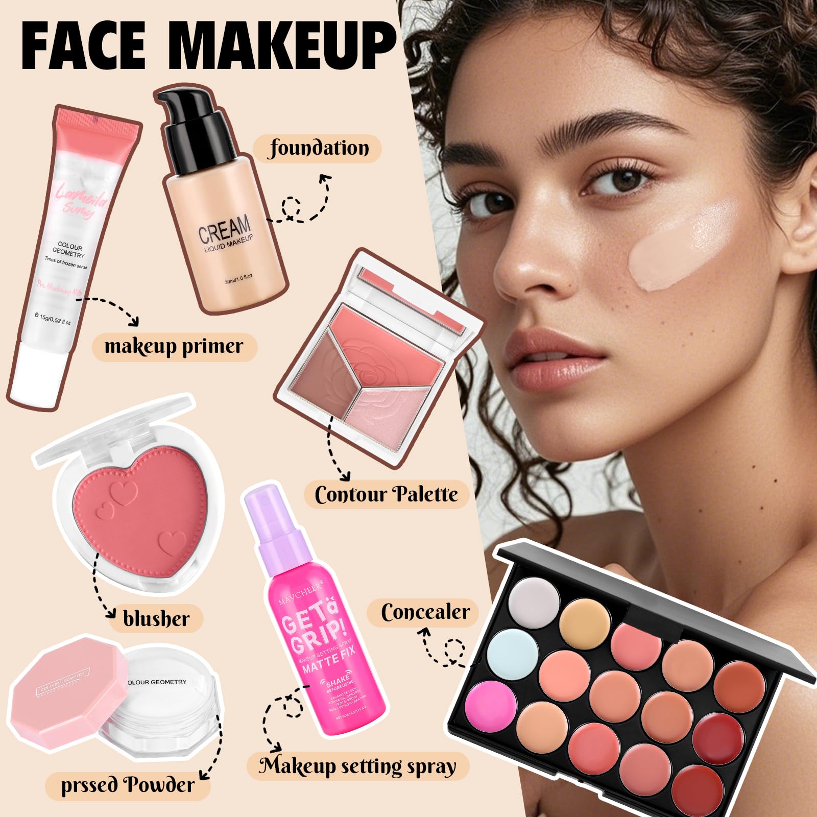 VESPRO lipsticks and lip glosses with rich color and shine.
