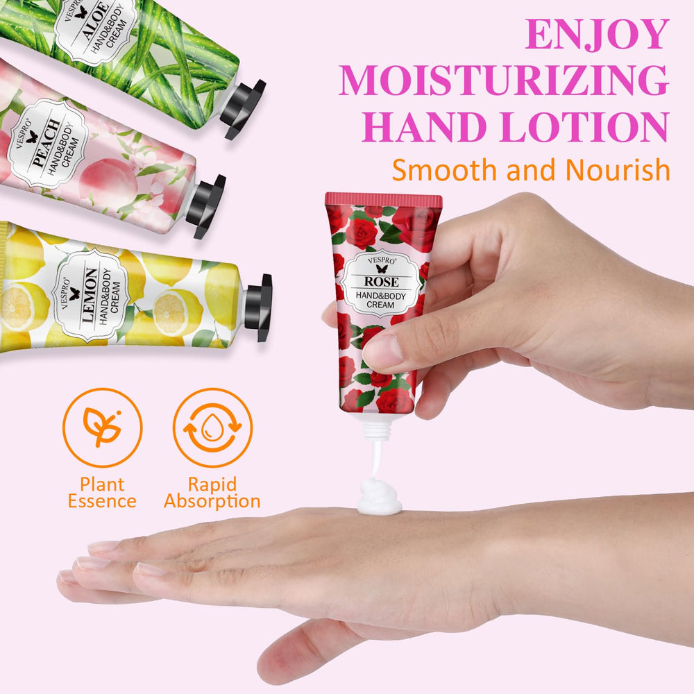 VESPRO tamaño viaje: crema de manos portátil para bolso.
