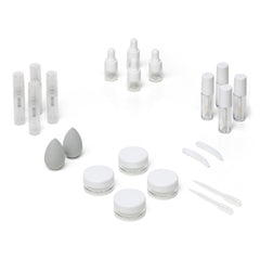 Vessara mini dropper bottle clear for on-the-go serums and samples