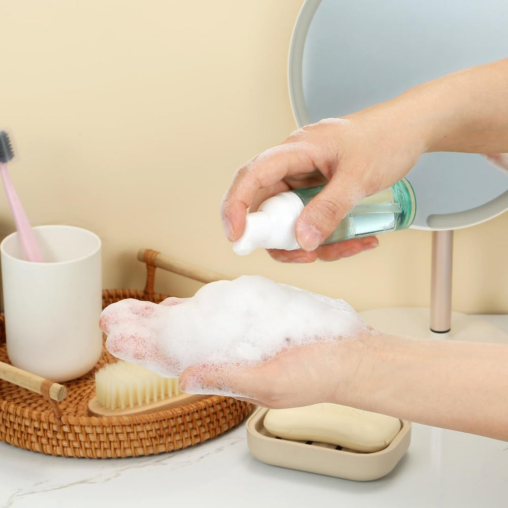 Vesslam refillable foam bottle 60ml for travel and reuse