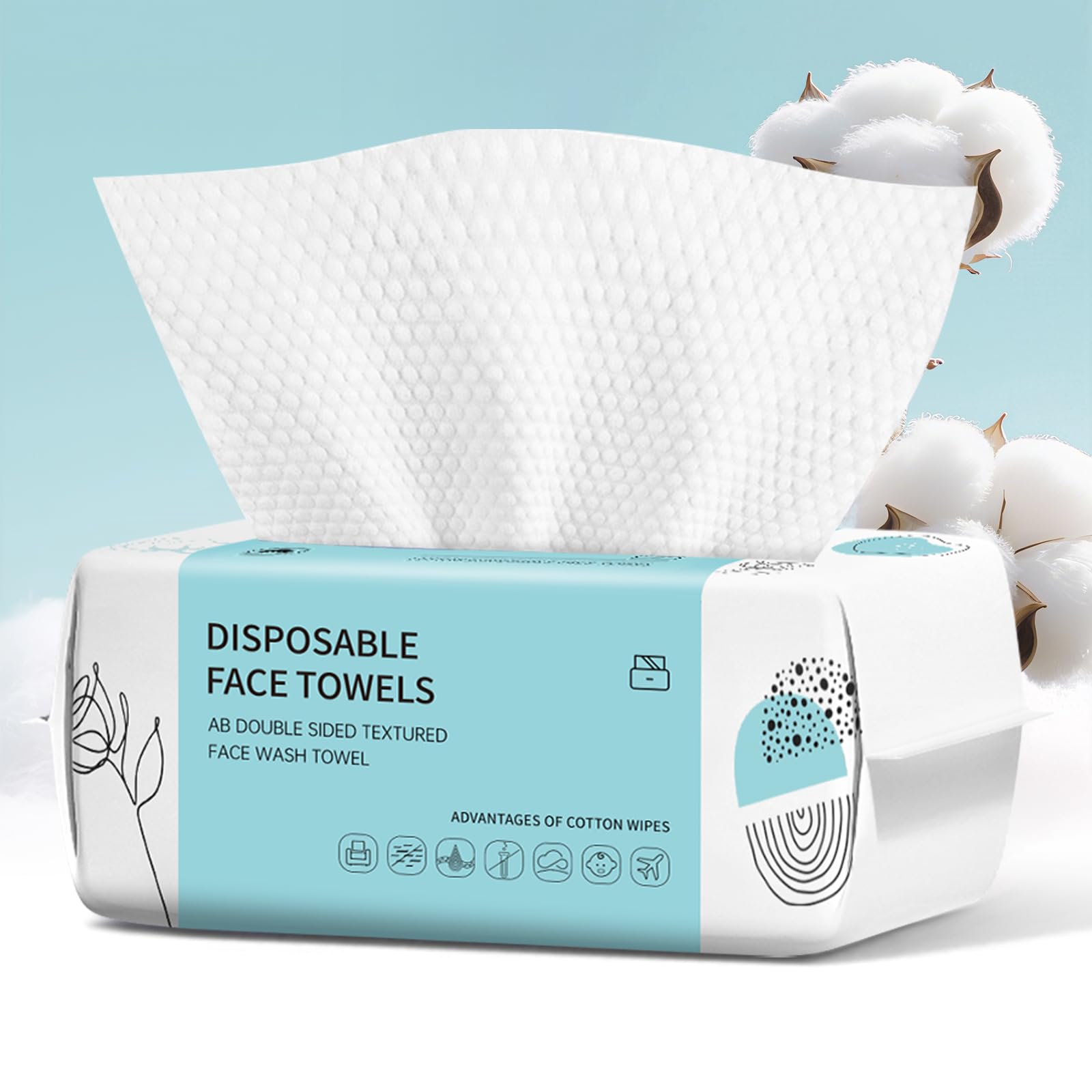 VETYUND disposable face towels packaging ready for use