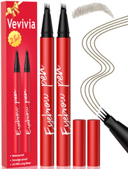 Lápices de ceja Vevivia Beauty en empaque doble para mayor valor y practicidad.