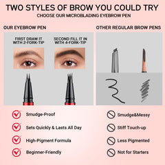 Lápiz 2tip de Vevivia para delinear cejas finamente.