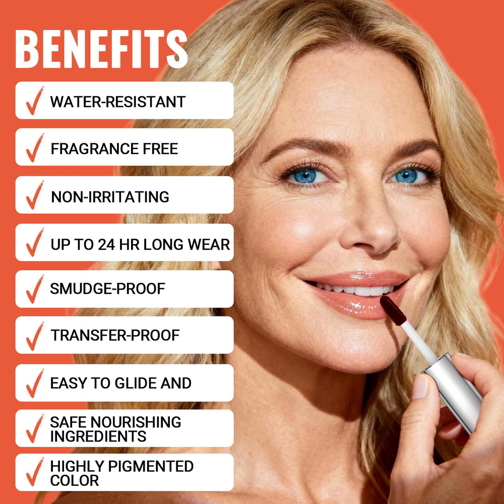 Vevivia: delineador-tinta 2 en 1 para definición de labios.