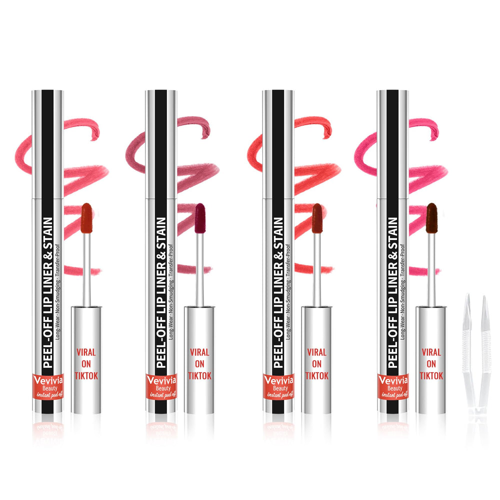 Vevivia: tinta labial desprendible cacao para color duradero.