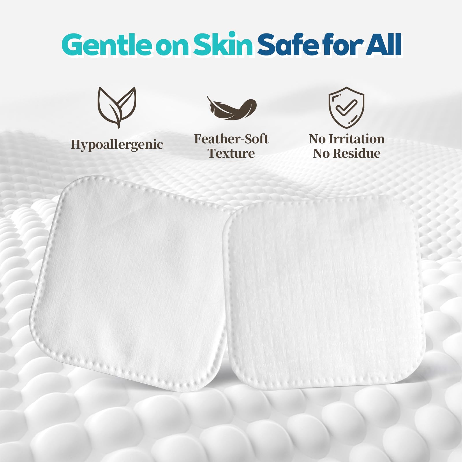 Vexlytra makeup removal and toner use with a soft, gentle touch