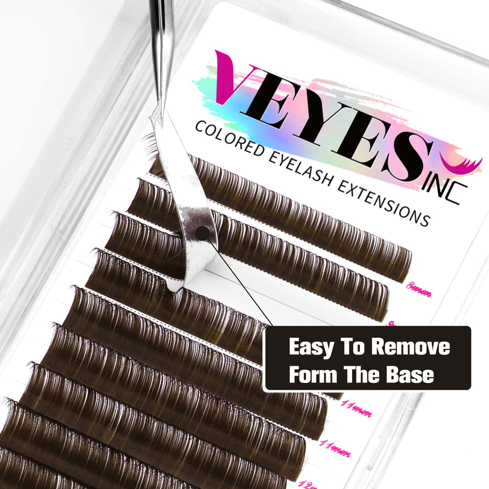 VEYES INC C or D curl 8-16mm mixed-length lashes for versatile styling
