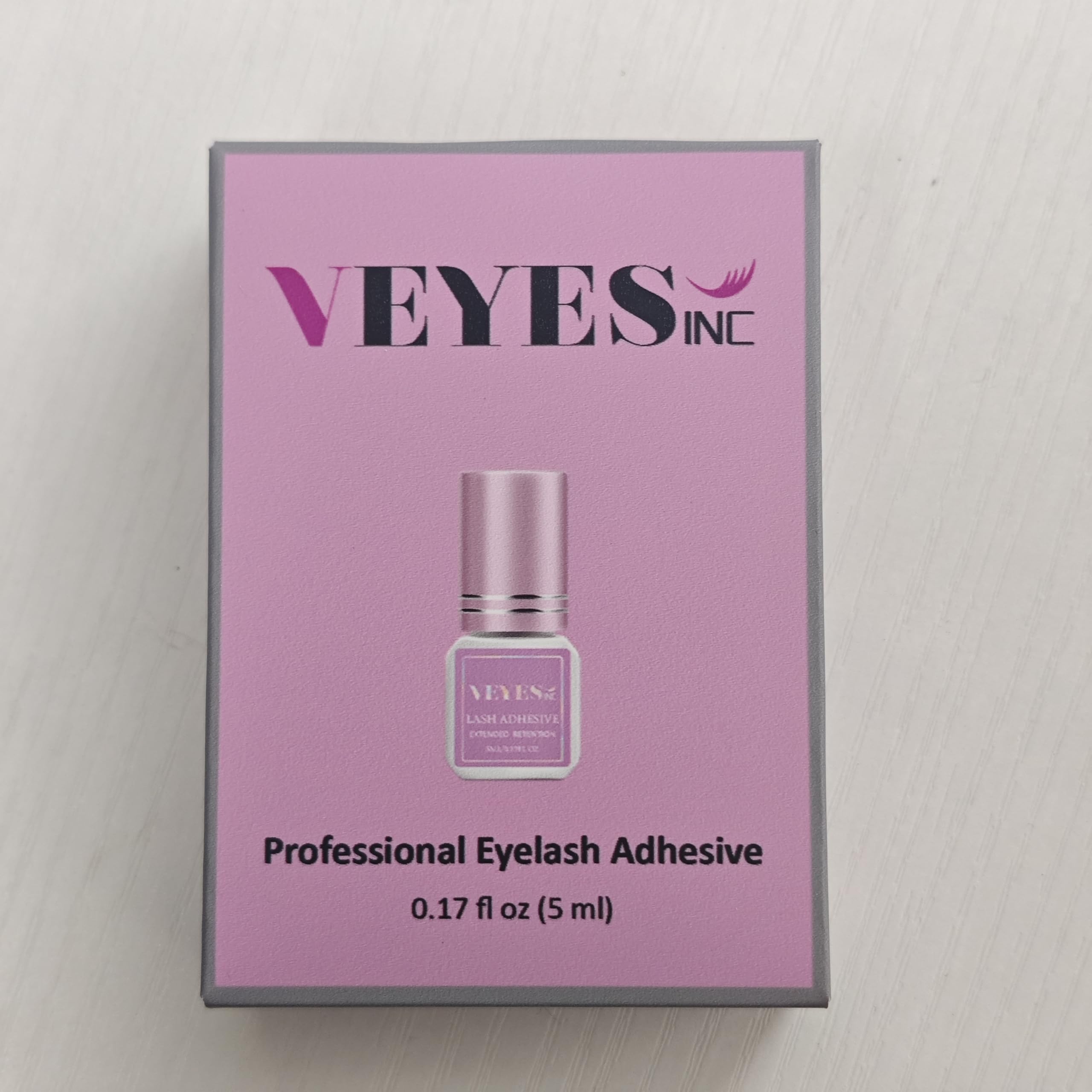 VEYES INC packaging and label on workstation emphasizing latex and formaldehyde free