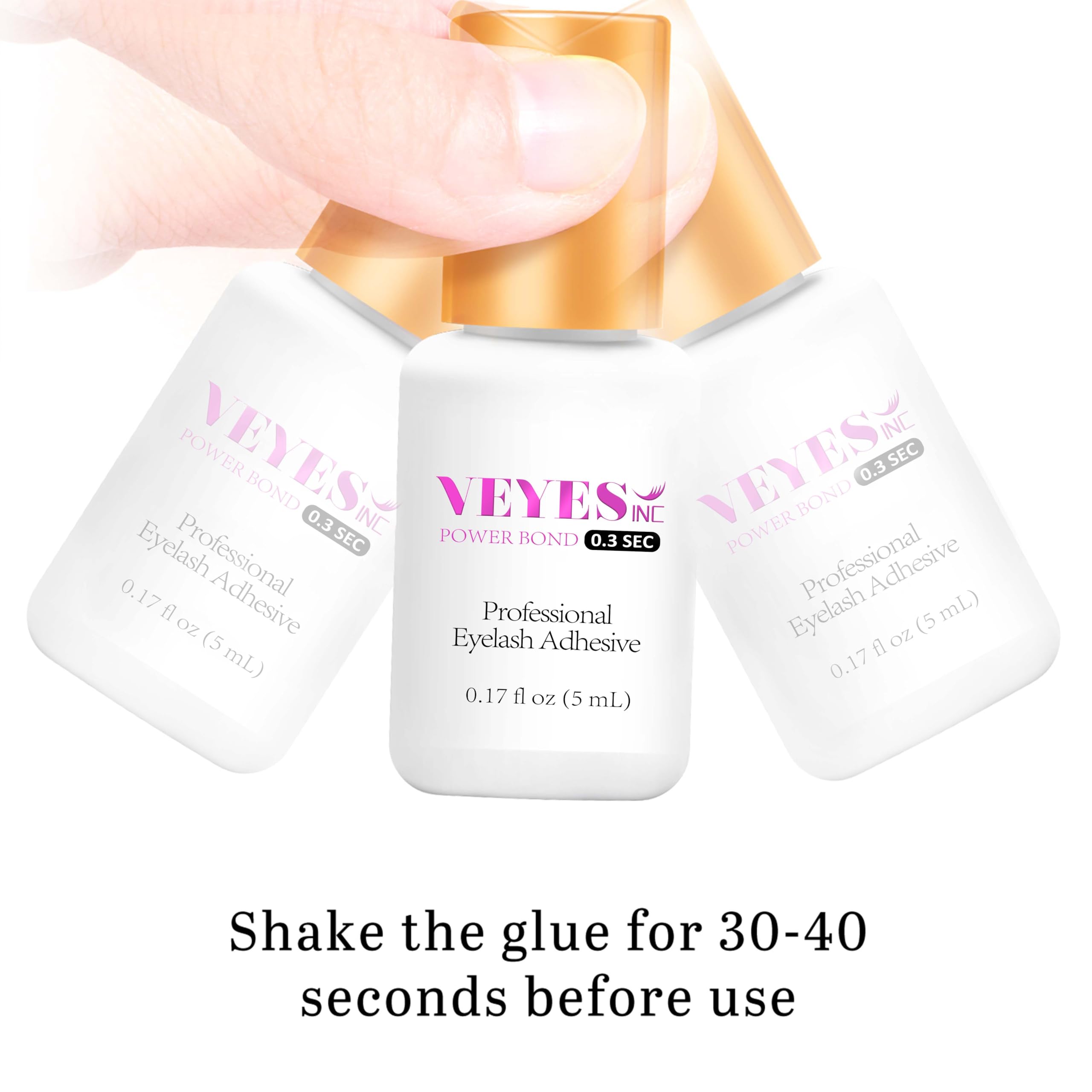 VEYES INC glue viscosity closeup showing strong hold up to eight weeks