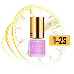 VEYES INC fast-dry lash glue in action for efficient salon services.