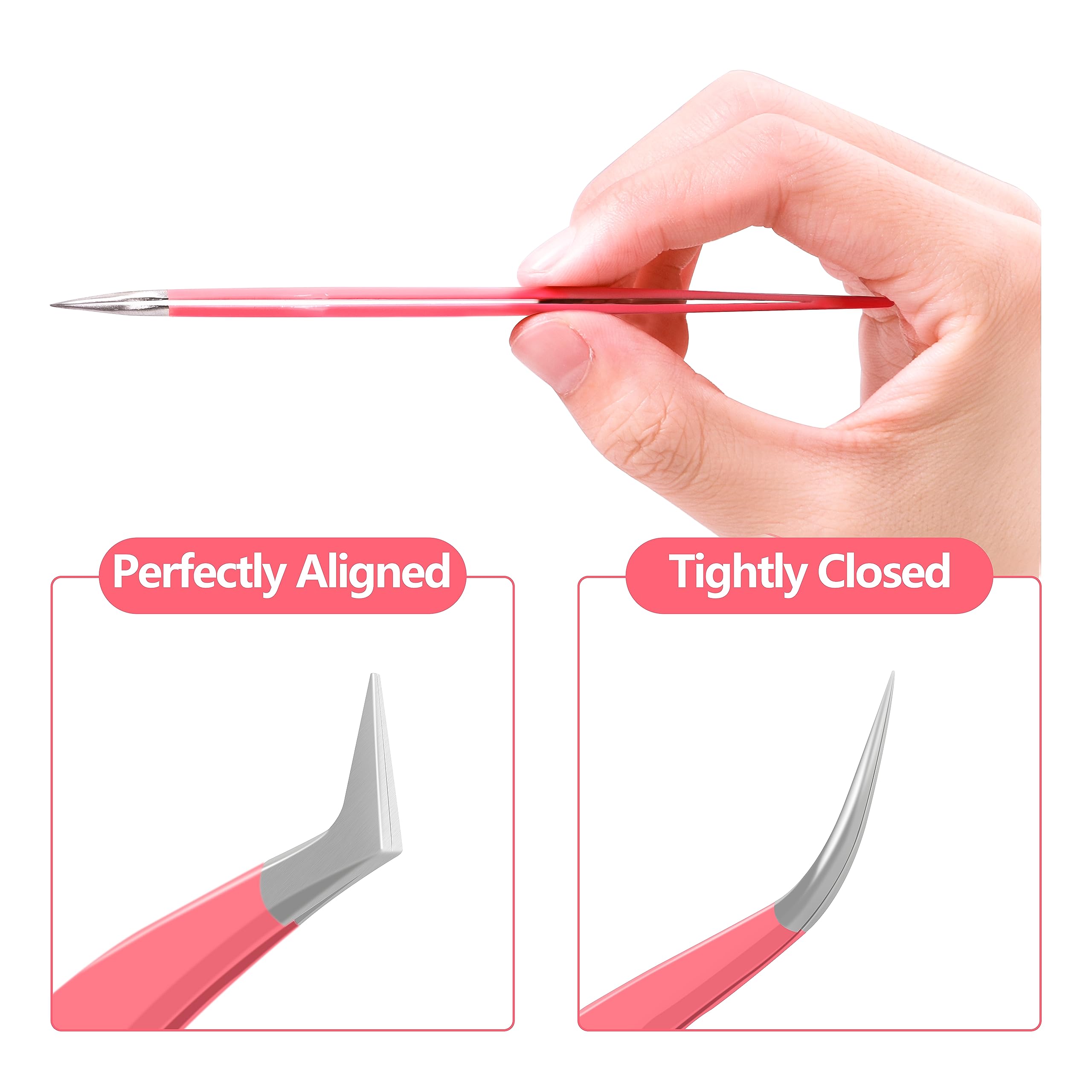 VEYES INC 90-degree volume tweezer ideal for creating volume fans
