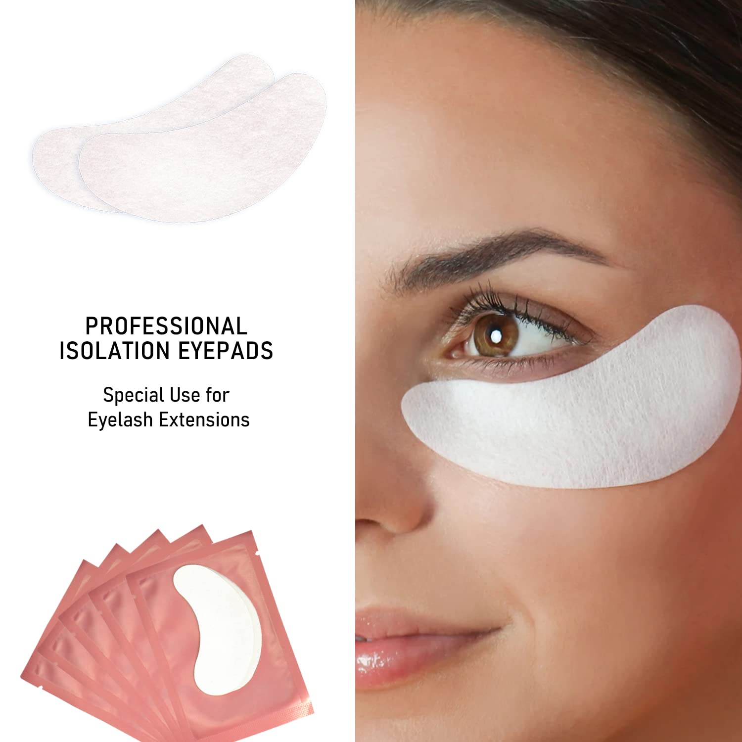 VEYES INC lint-free eye pads aid lash extension applications