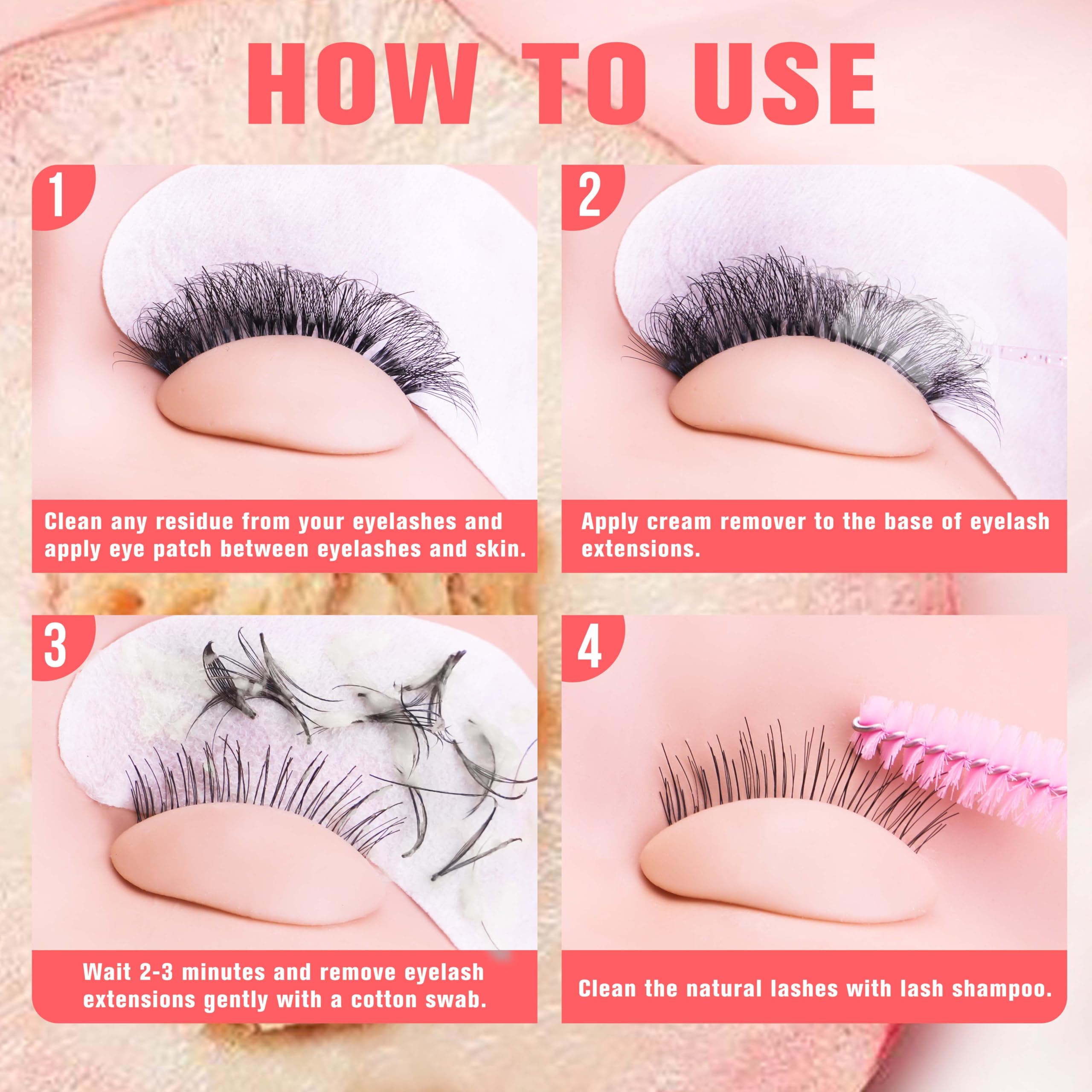 VEYES INC professional lash-remover kit packaging for salons.