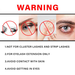 Close-up of VEYES INC professional lash remover packaging and texture.