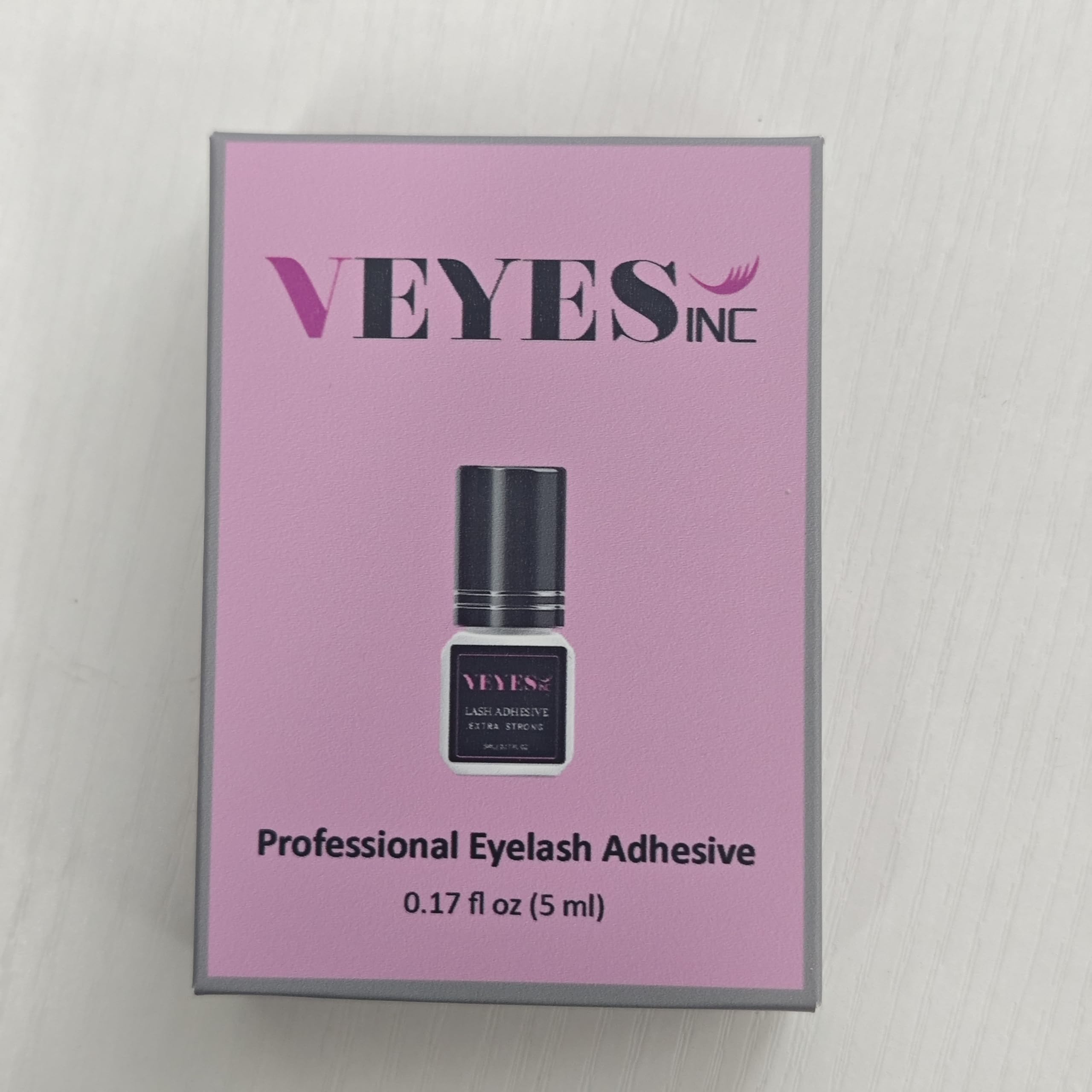 VEYES INC latex-free and formaldehyde-free formula for skin-safe professional use.