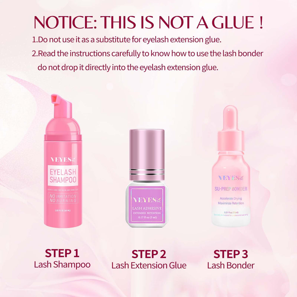 VEYES INC Super Lash Bonder demonstrates reduced glue fumes during bonding