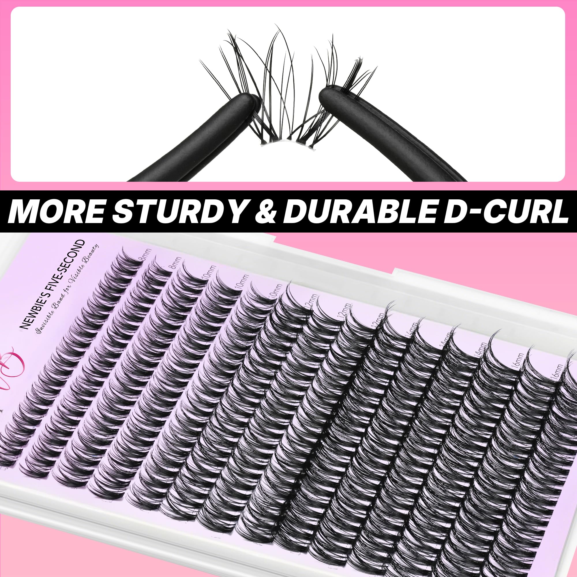 VEYESBEAUTY 8-16mm mixed length creates versatile volume and natural look.