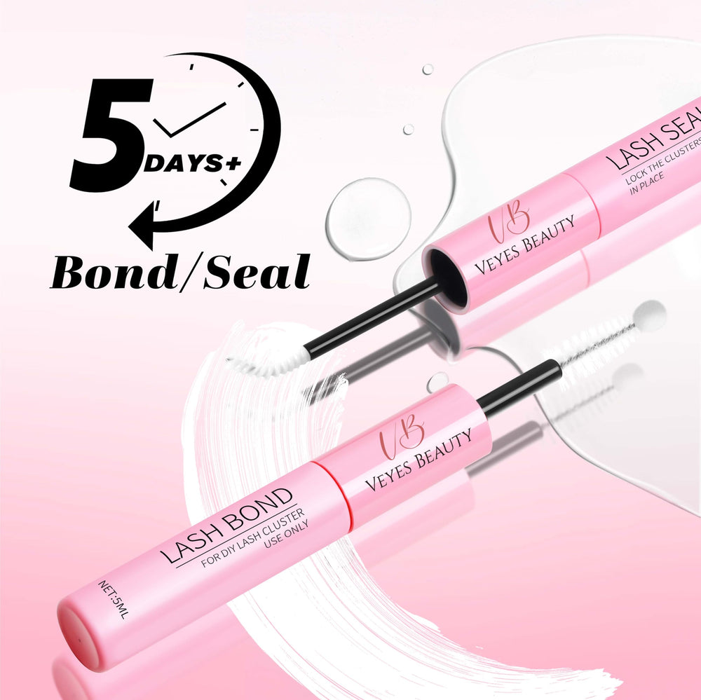 VEYESBEAUTY bond seal lash glue — helps seal and waterproof for longer wear.