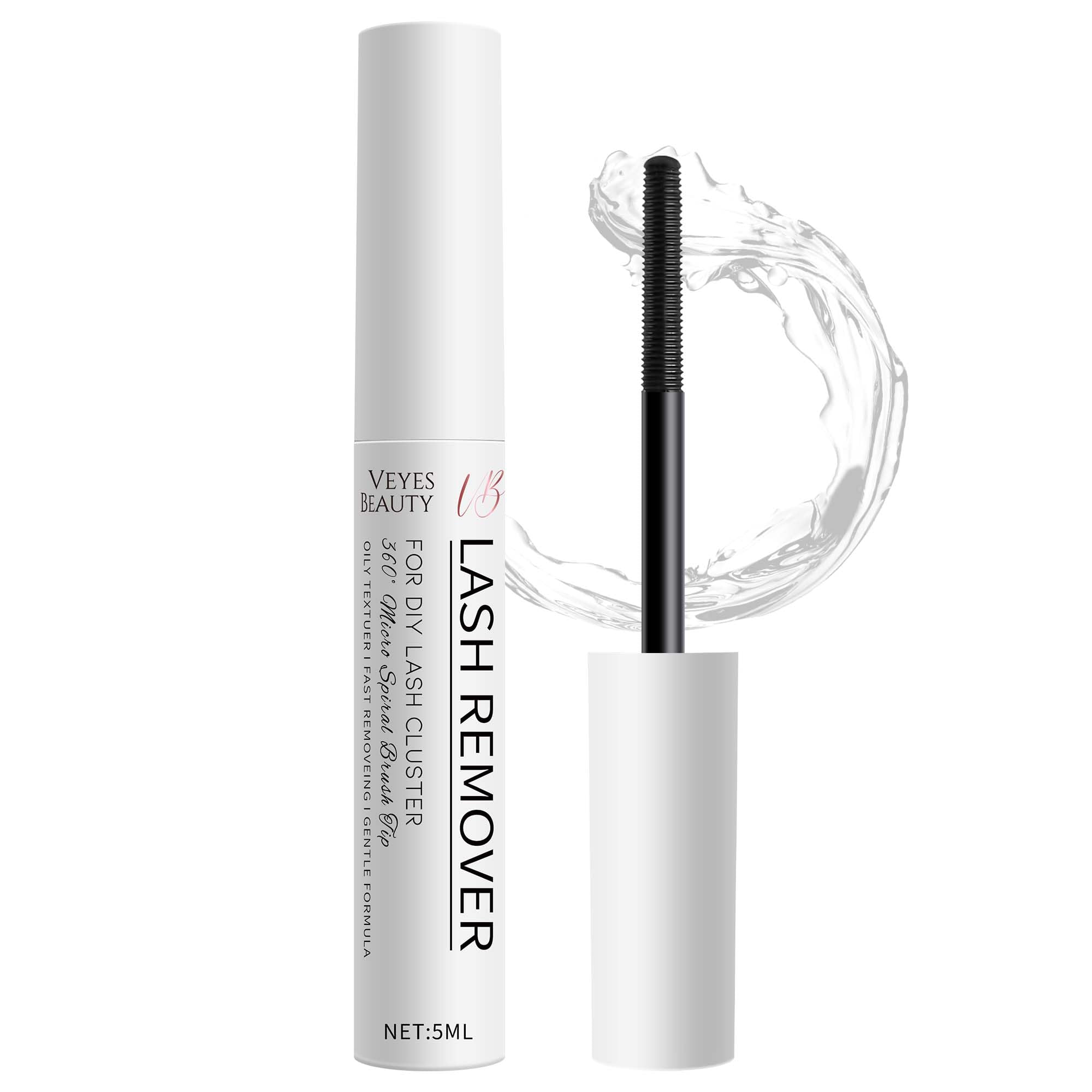 VEYESBEAUTY Cluster Lash Glue Remover bottle for safe at-home lash removal