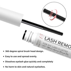 VEYESBEAUTY Cluster Lash Glue Remover brush for precise application on individual lashes