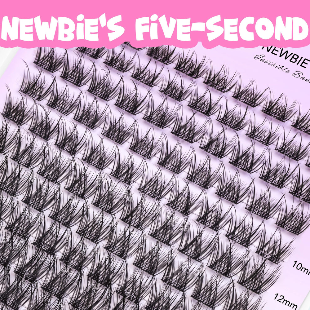 VEYESBEAUTY five-second application clusters simplify DIY lash extensions.