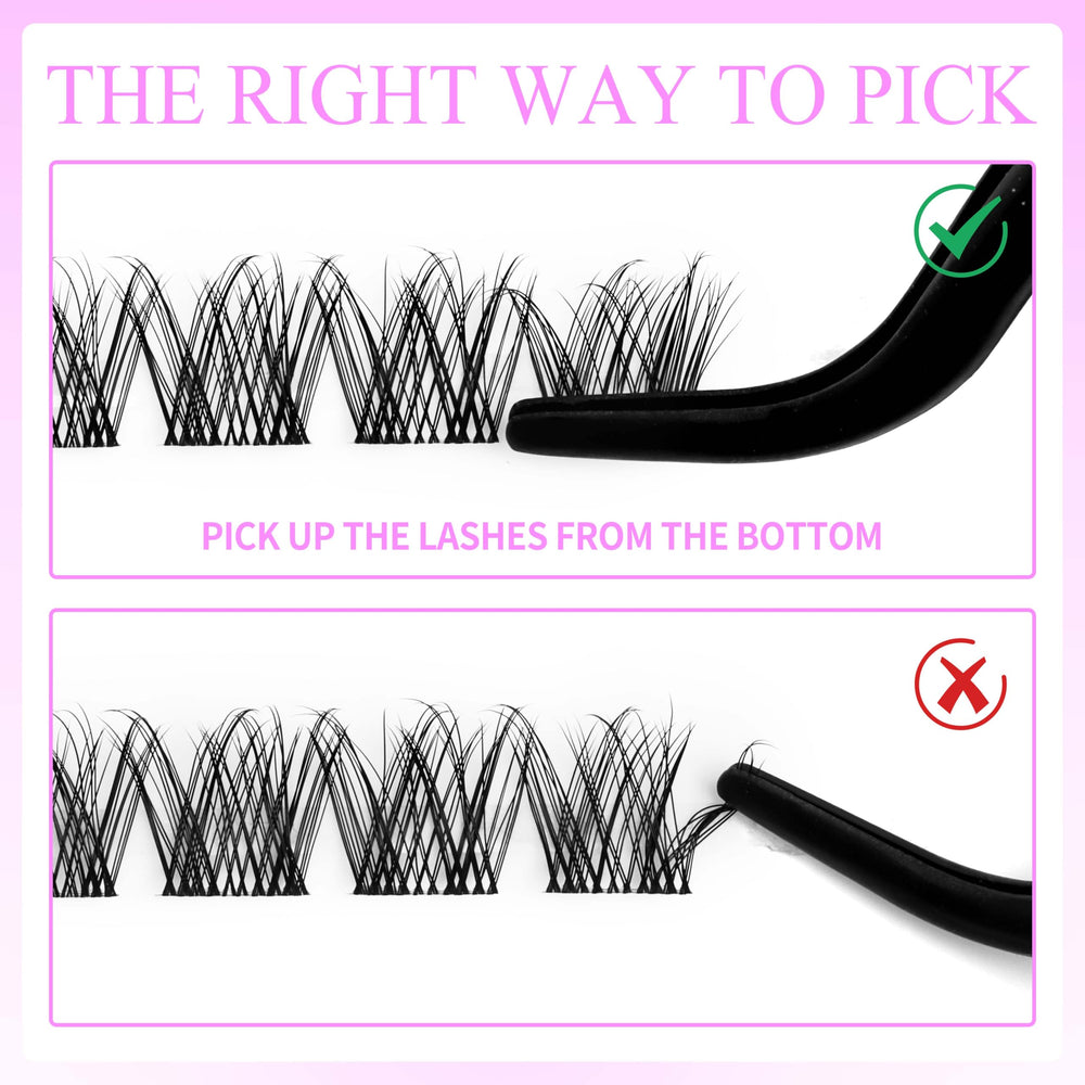VEYESBEAUTY handmade PBT fibers offer soft, fluffy lash texture.