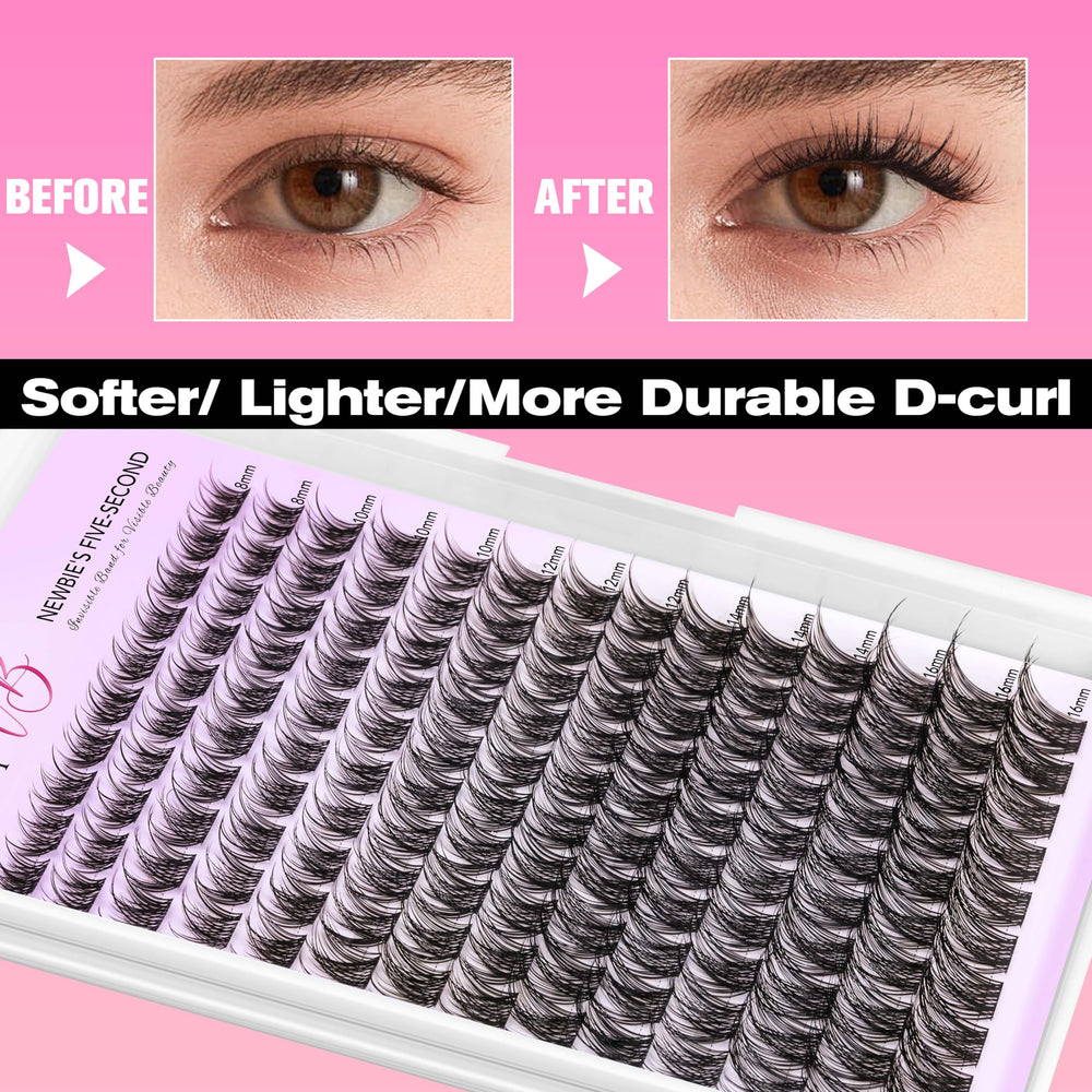 VEYESBEAUTY fluffy clusters for extended wear during holidays.