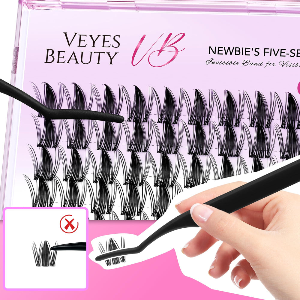 VEYESBEAUTY lash bond tool enables precise, clean attachment.