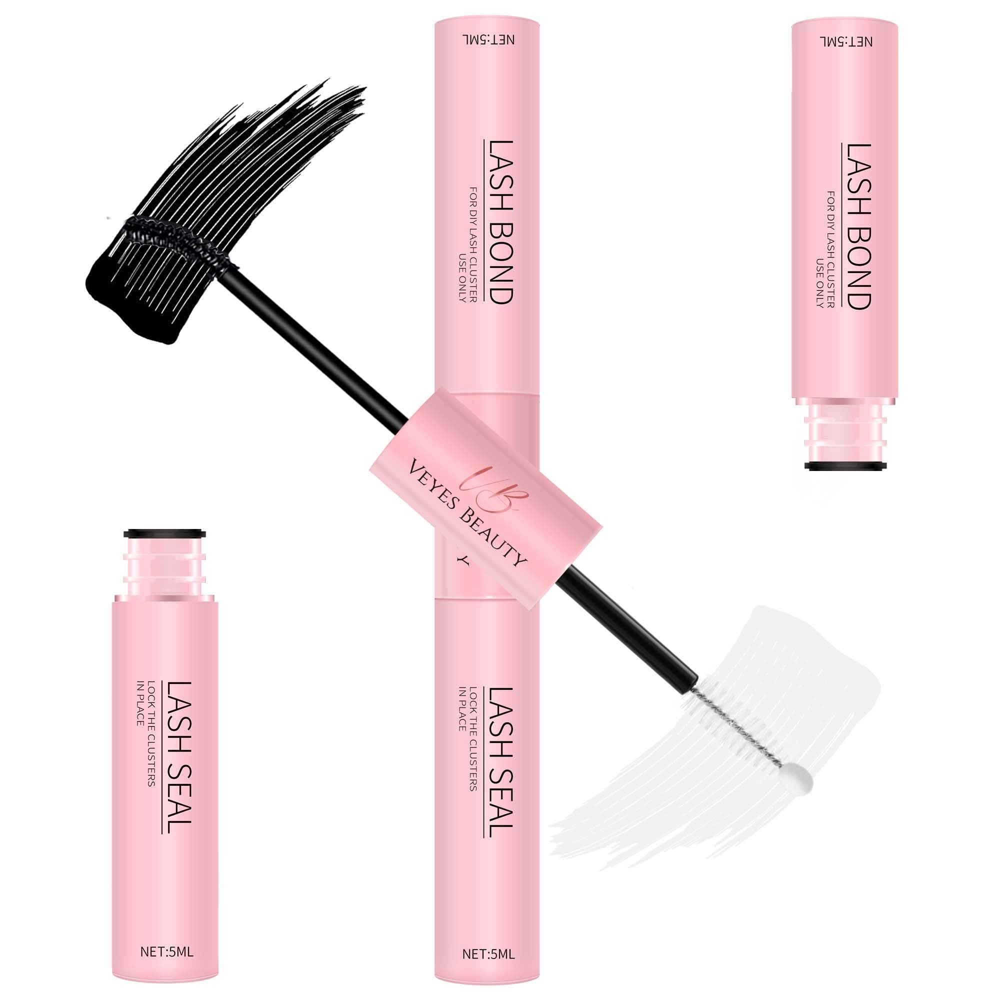 VEYESBEAUTY Lash Bond and Seal 2-in-1 bottle for strong hold and long wear.