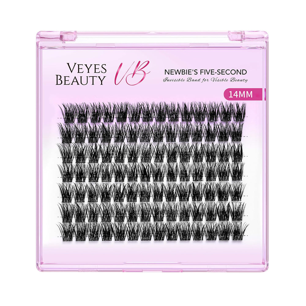 VEYESBEAUTY lash cluster uses PBT fibers for natural fluff.