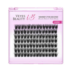 VEYESBEAUTY lash cluster uses PBT fibers for natural fluff.