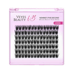 VEYESBEAUTY lash clusters band detail shows thinner, softer bands for comfortable wear