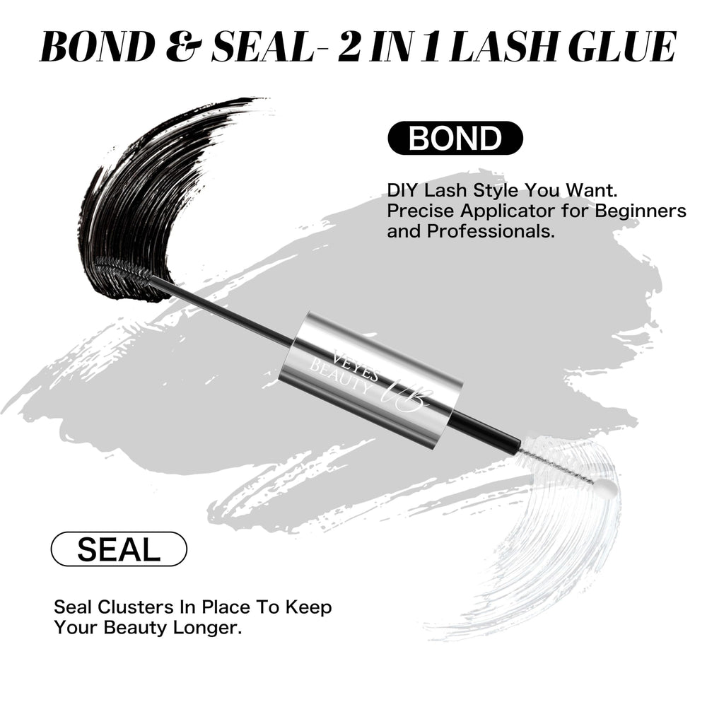 VEYESBEAUTY Lash Seal protective layer guarding grafted lashes for longer retention.