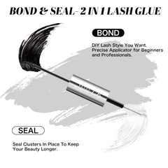 VEYESBEAUTY Lash Seal protective layer guarding grafted lashes for longer retention.