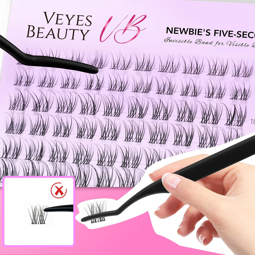 VEYESBEAUTY Lash sealer locks the look in place.