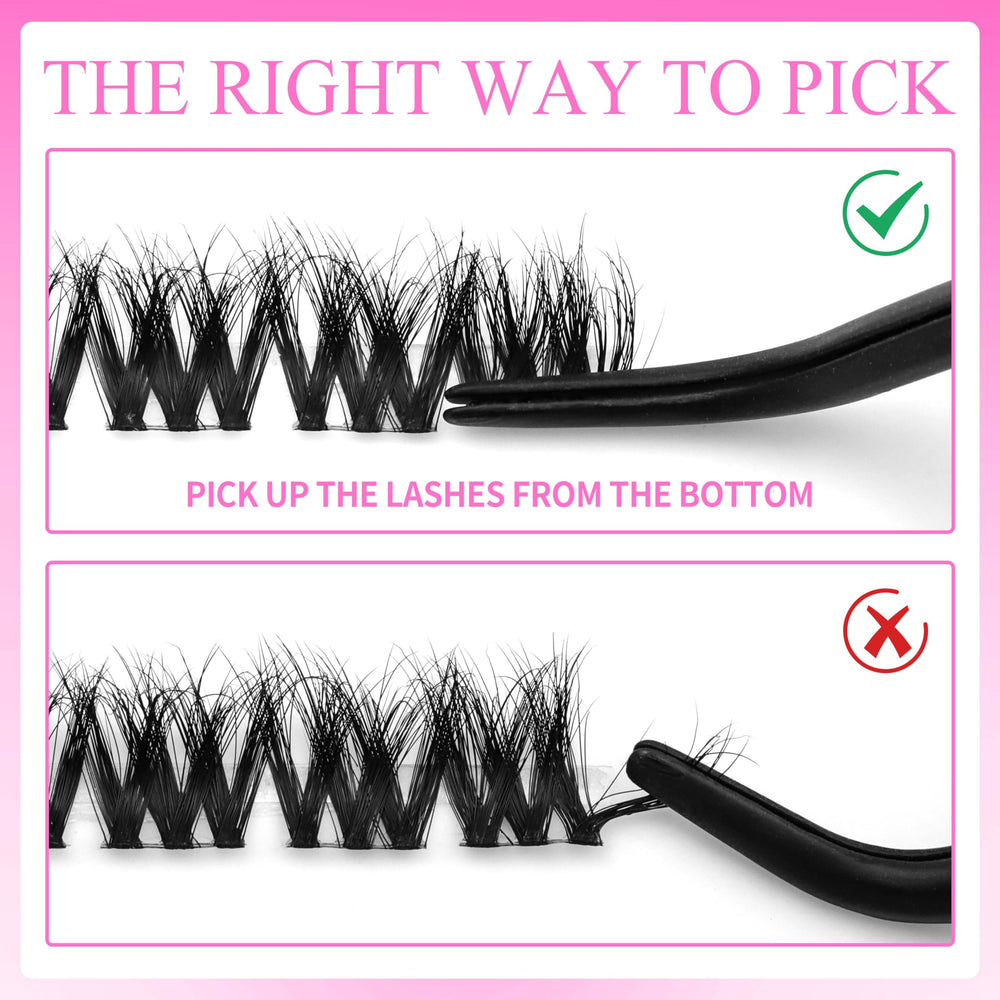 VEYESBEAUTY mixed-length 10-18mm lashes enable customizable volume and length.