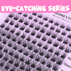 VEYESBEAUTY Newbie five-second clusters enable quick, beginner-friendly lash layouts.