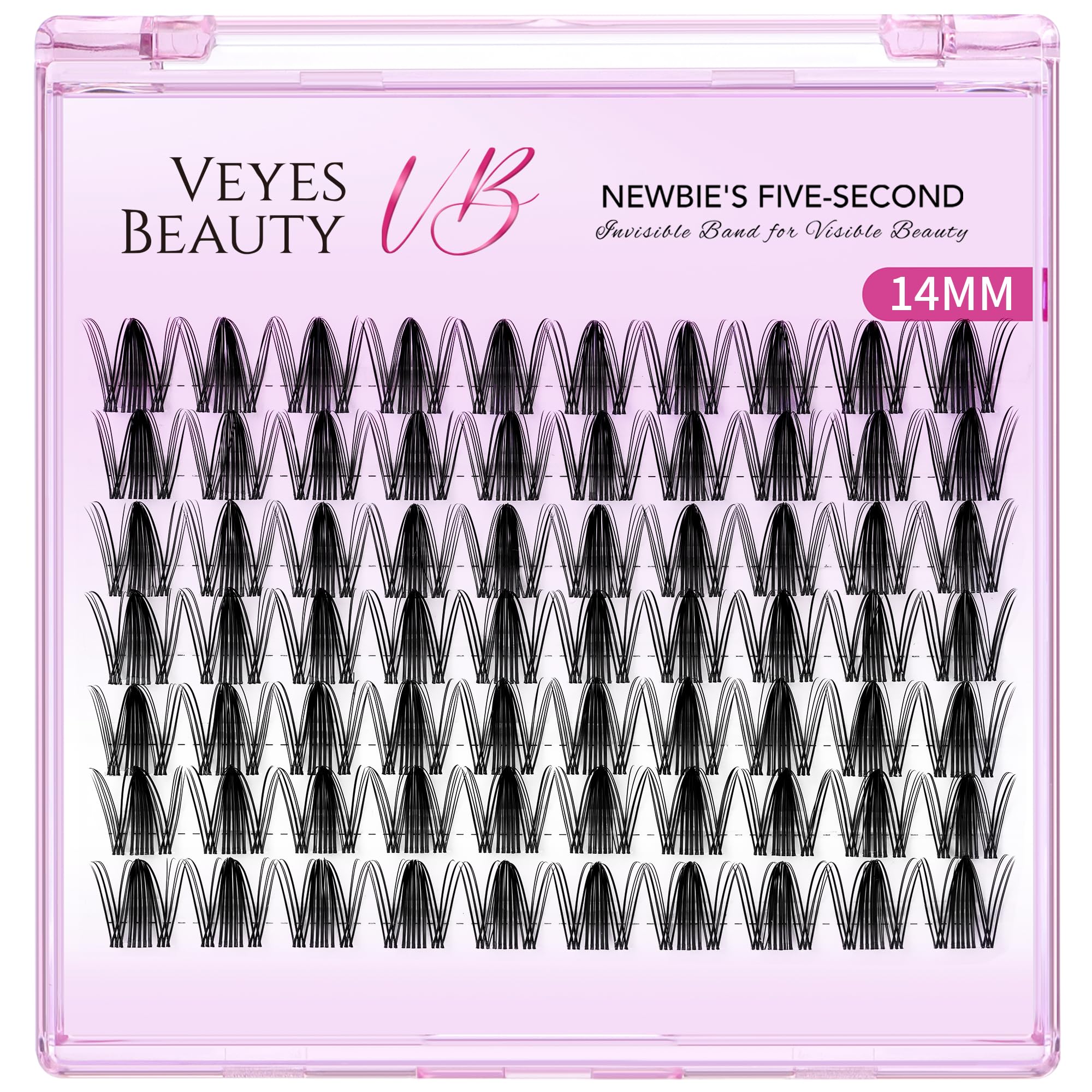 VEYESBEAUTY newbies five-second lashes application demonstrates quick setup for beginners.