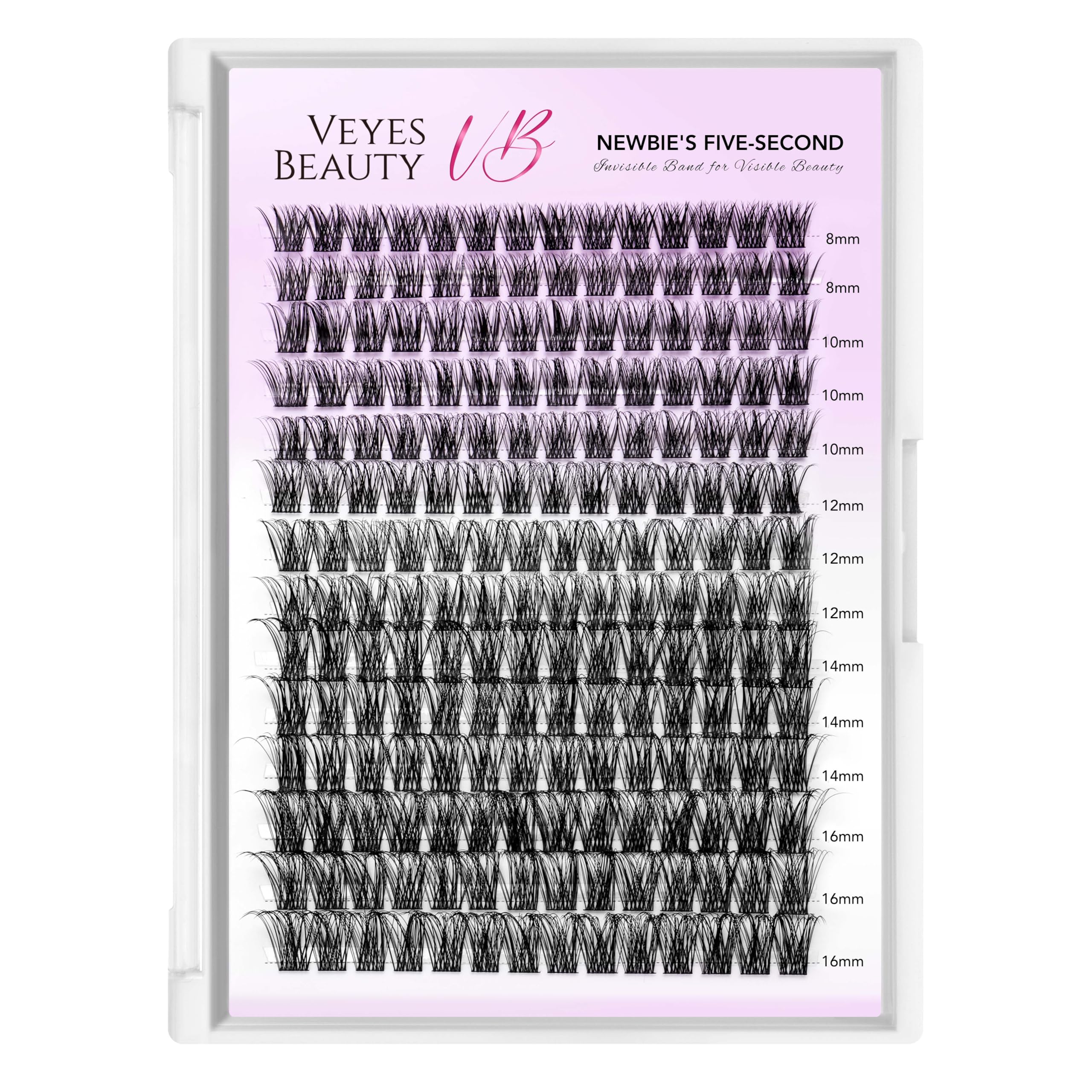 VEYESBEAUTY newbies five-second lashes close-up enables quick, easy DIY eye enhancement.