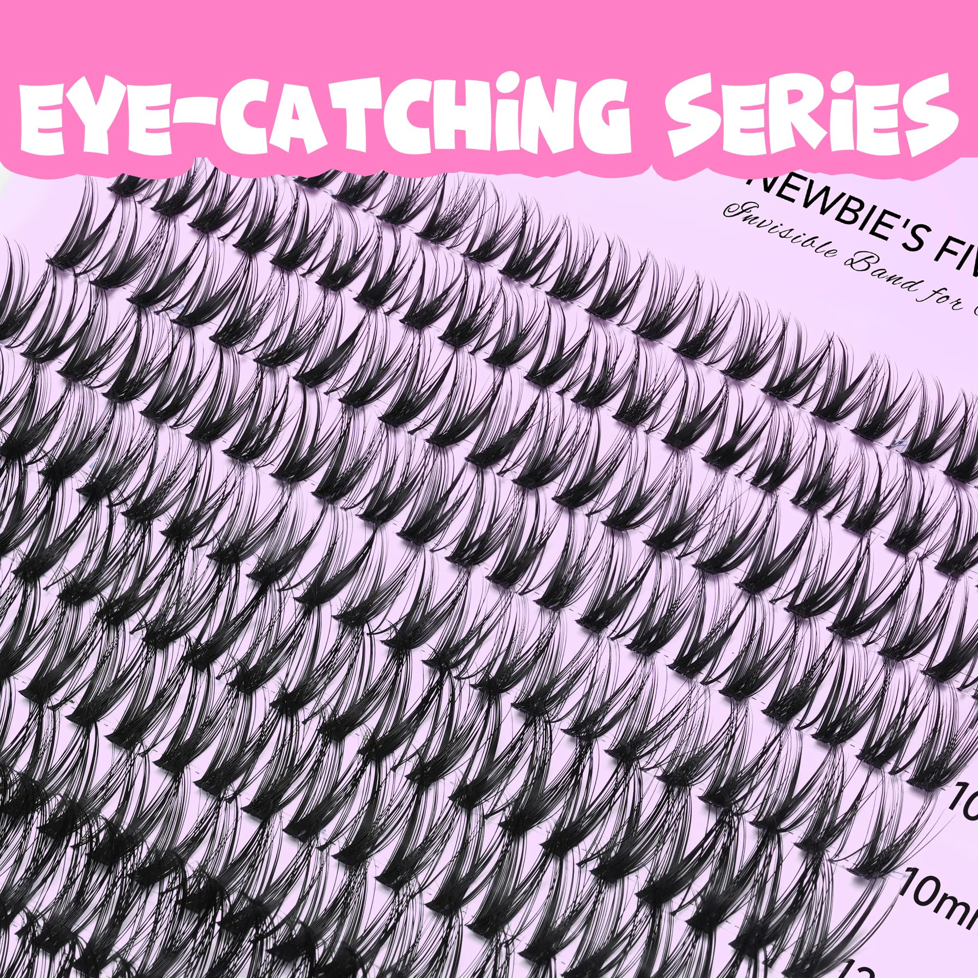 VEYESBEAUTY Ribbon Clusters with wider band enhance comfort for all-day wear.