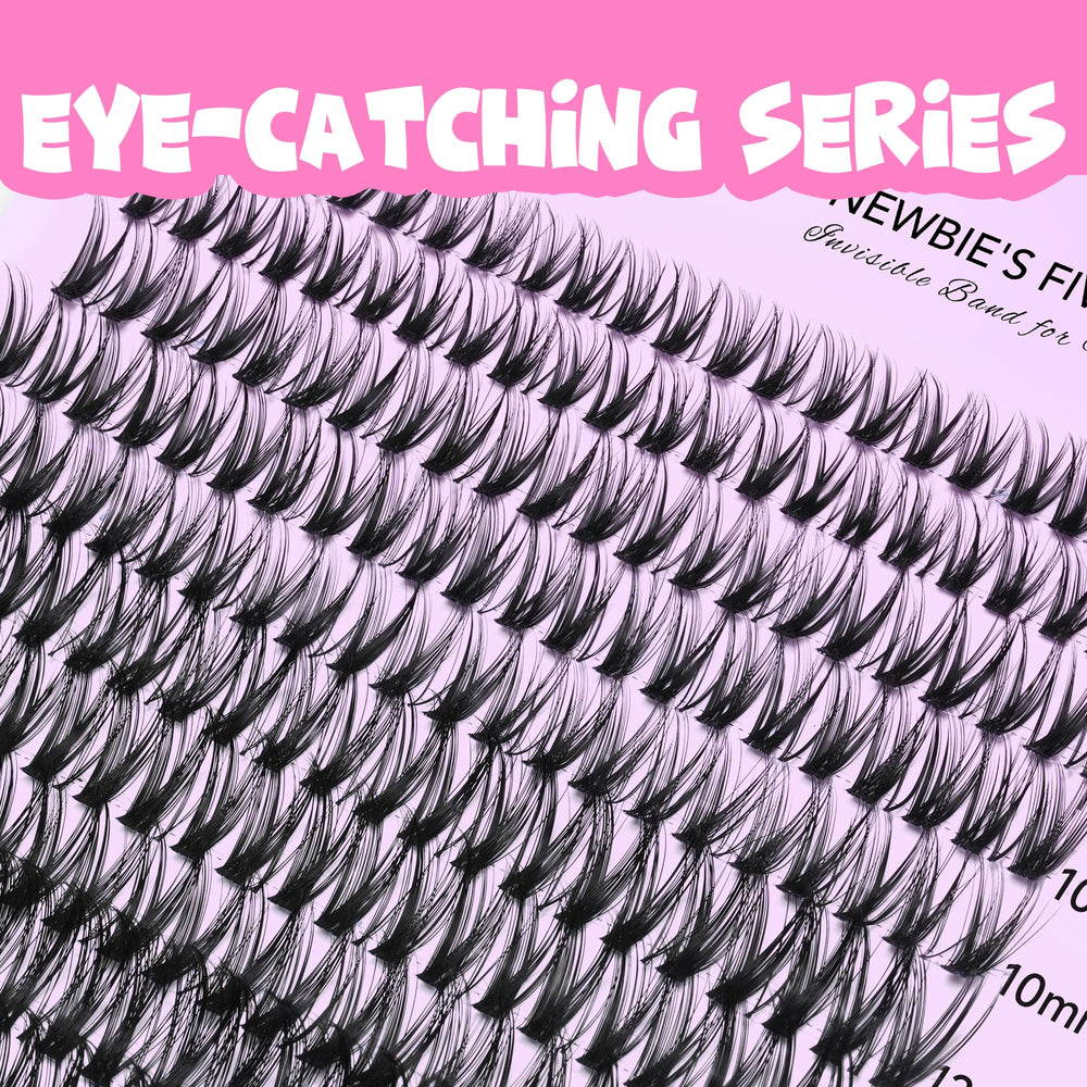 VEYESBEAUTY Ribbon Clusters with wider band enhance comfort for all-day wear.