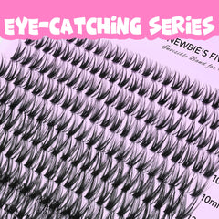 VEYESBEAUTY Ribbon Clusters with wider band enhance comfort for all-day wear.