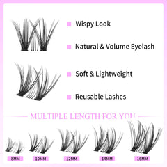 VEYESBEAUTY soft-band lashes highlight comfortable wear and natural-looking fluff