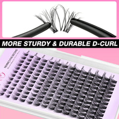 VEYESBEAUTY Soft lightweight PBT fibers feel feather-light on the lash line.