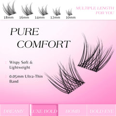 VEYESBEAUTY Soft thin bands feel lightweight and comfortable all day